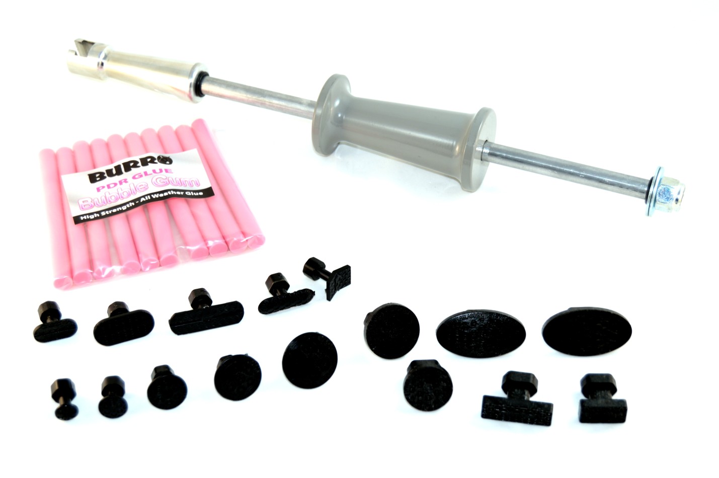 Dent Removal Glue Kit PDR Slide Hammer Atlas Glue Tab Variety