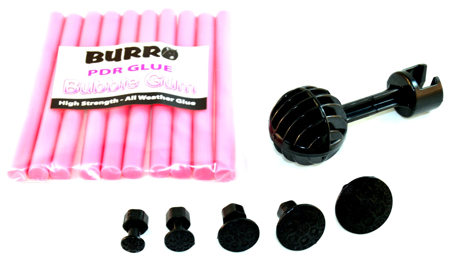 Dent Removal Glue Puller Kit Atlas Glue Tabs Dent Ballz Hand Puller